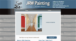 Desktop Screenshot of jrwpainting.com